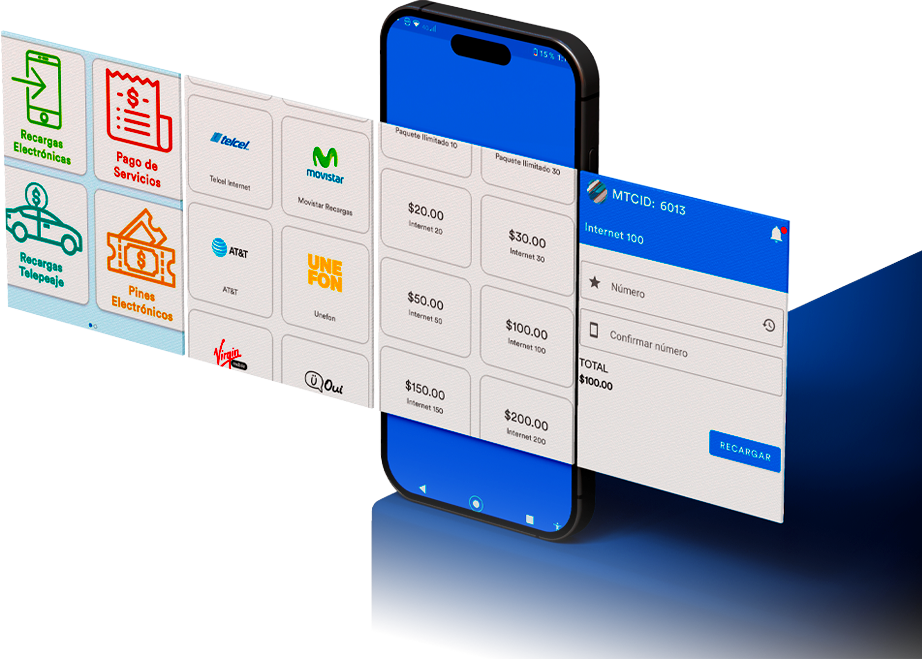 Interfaz de recargas